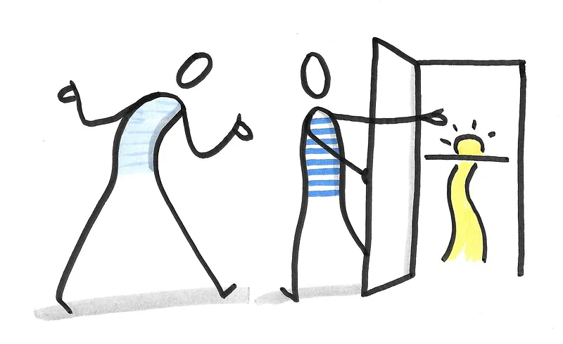 Symbole de l'apprentissage actif